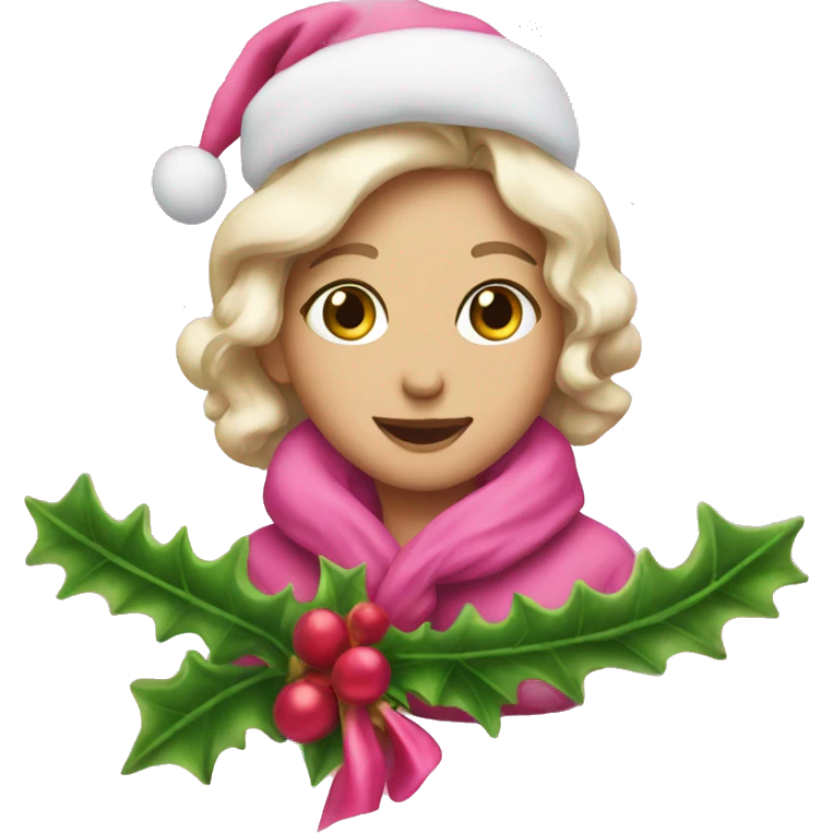  pink Christmas   emoji