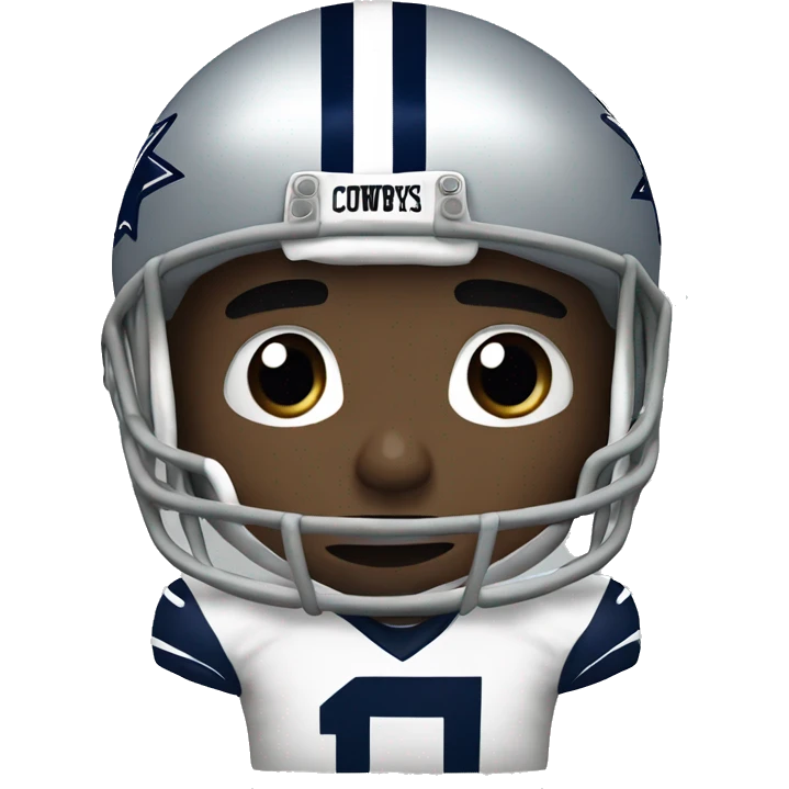 NFL football player, Dallas cowboys, touchdown emoji
