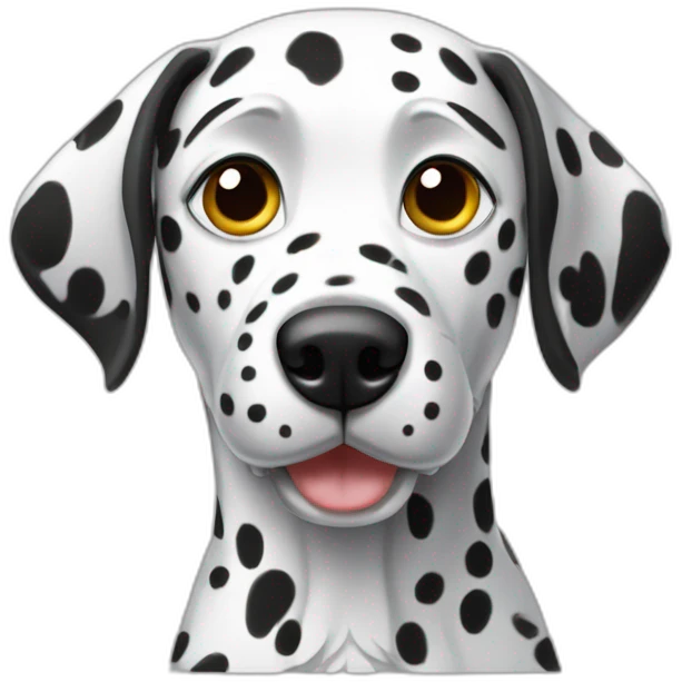 Dalmatien qui rigole emoji