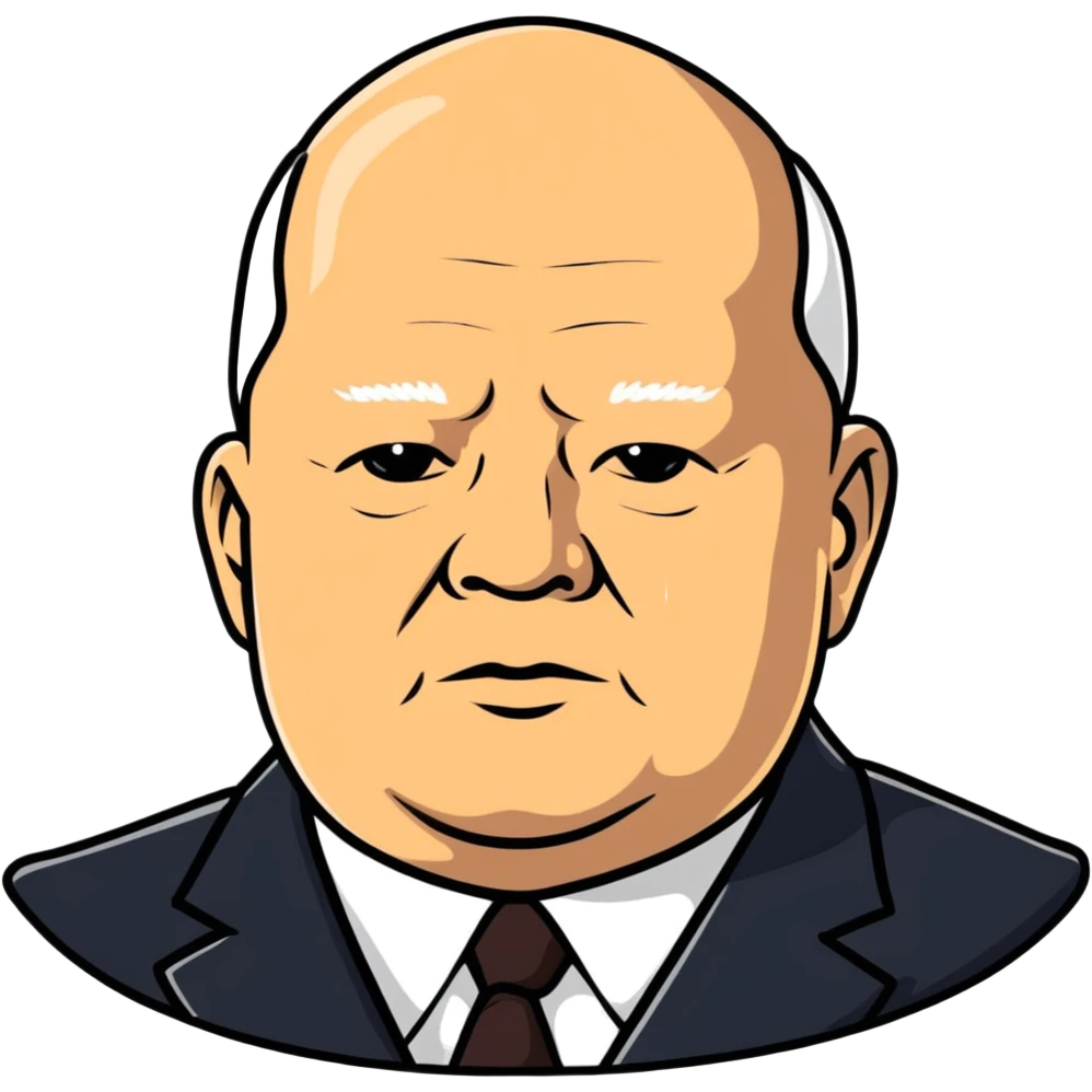portrait of Nikita Khrushchev emoji