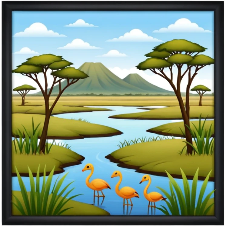 african wetlands emoji