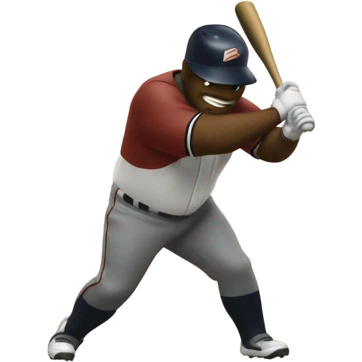 Hitting a home run  emoji