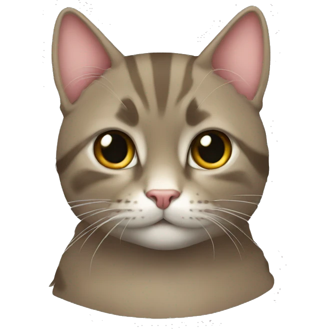 Розовая кошка  emoji