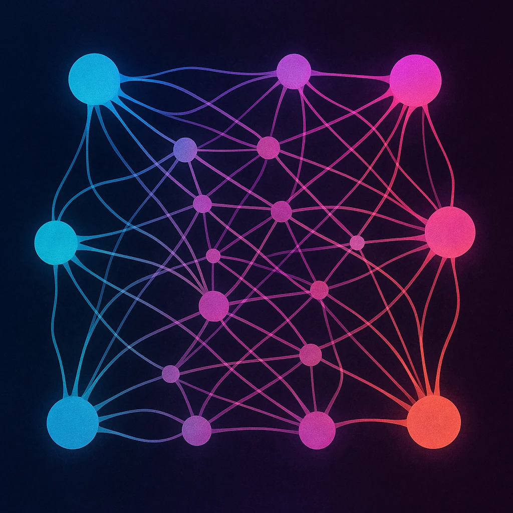 neural network with abstract connections emoji