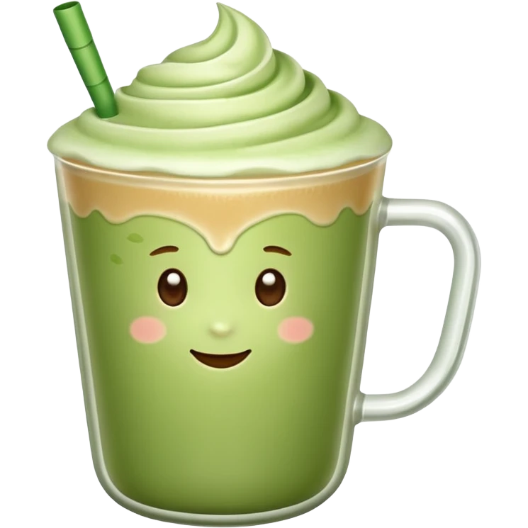 Matcha latte emoji