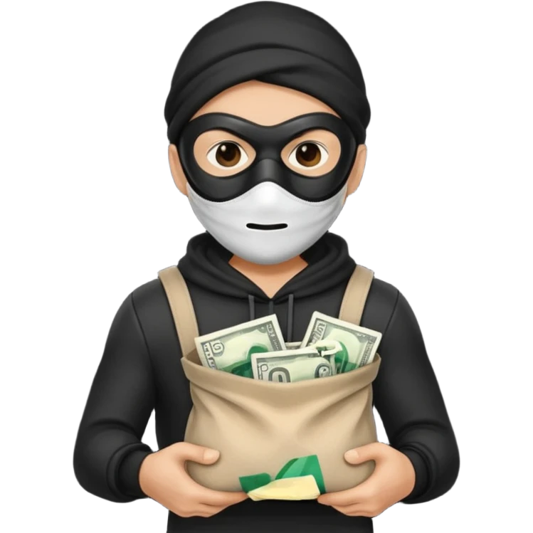 Thief,Knave. Half body emoji