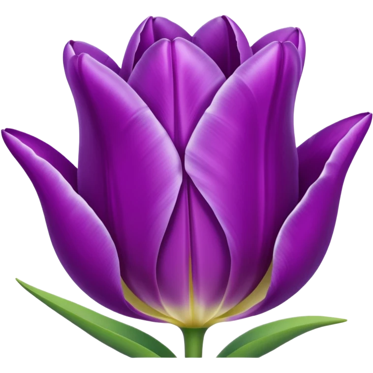 Purple tulip emoji