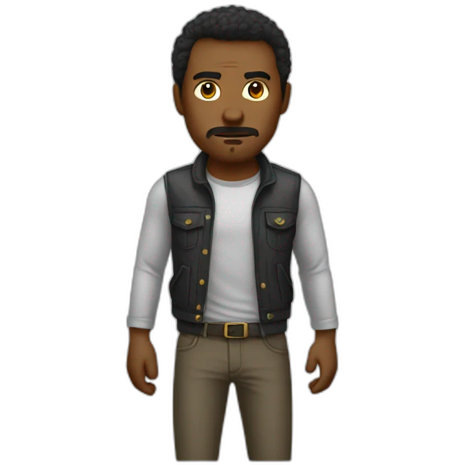 rebellious man emoji