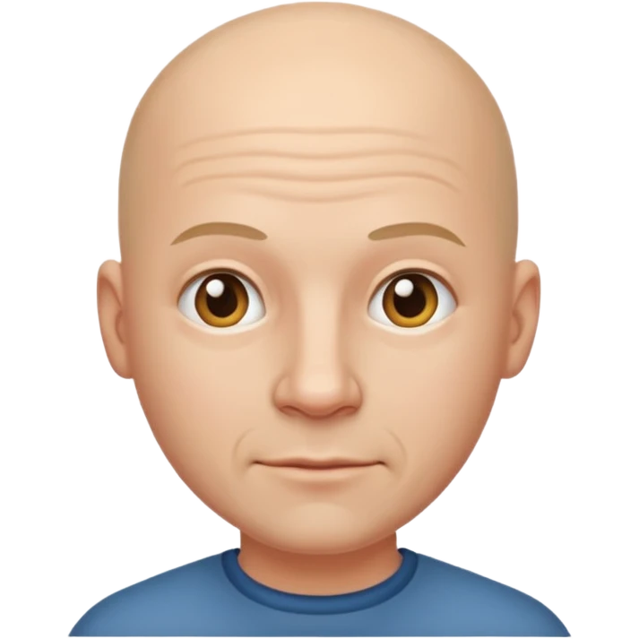 bald man emoji