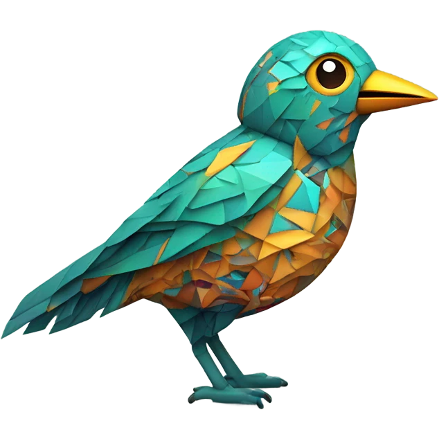 Digital bird emoji
