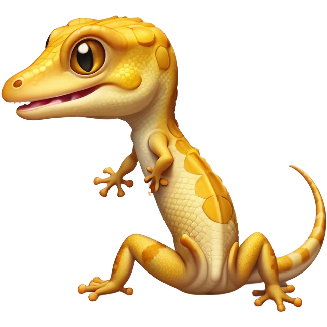 Cinematic Comical Gecko Portrait Emoji, Head tilted dramatically with an exaggeratedly shocked expression, featuring a compact, agile body with wide, comically expressive eyes and a quirky pattern of scales, Simplified yet hilariously expressive features, highly detailed, glowing with a slightly sassy tropical glow, high shine, dramatic yet playful, stylized with an air of quirky reptilian mischief, soft glowing outline, capturing the essence of a meme-worthy gecko that seems ready to scamper its way into viral fame! emoji
