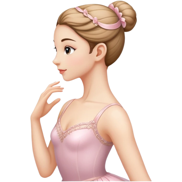 ballerina side profile emoji