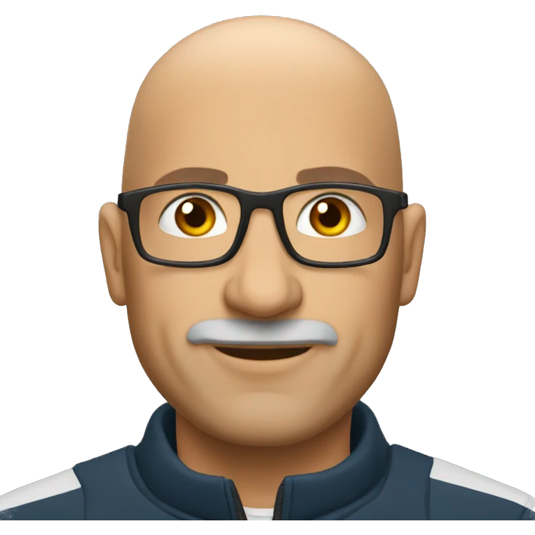 Bald Italian coach  emoji