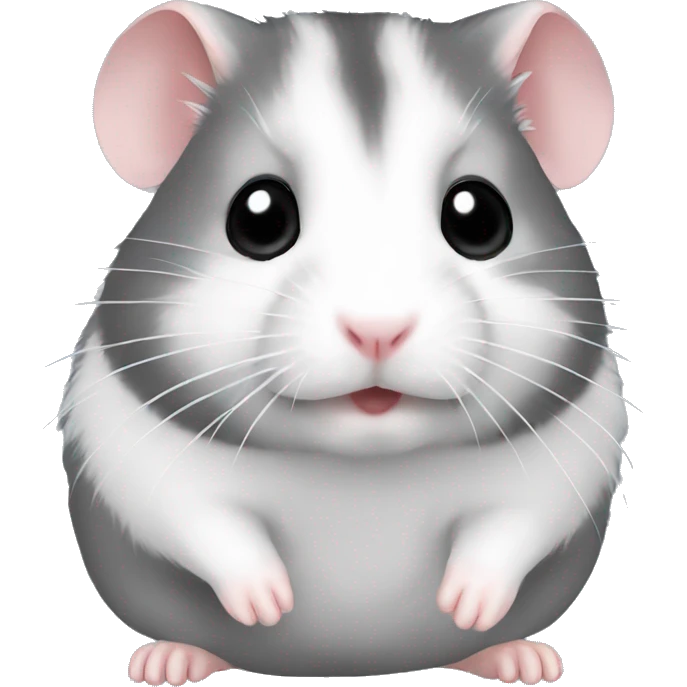 gray dwarf hamster emoji