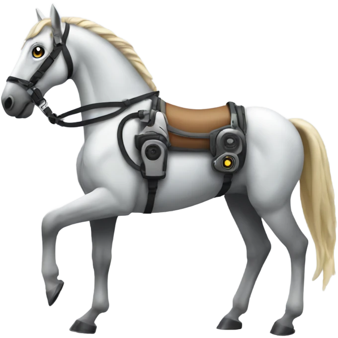 Bionic horse emoji