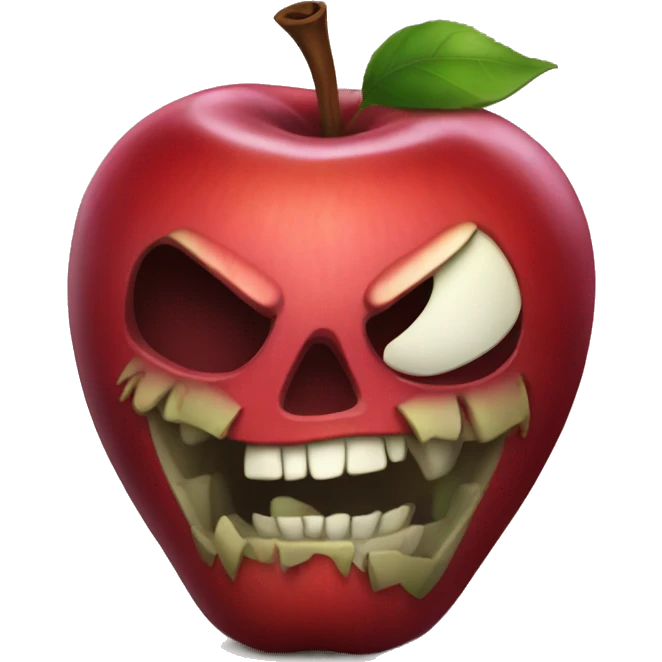 Poison apple emoji