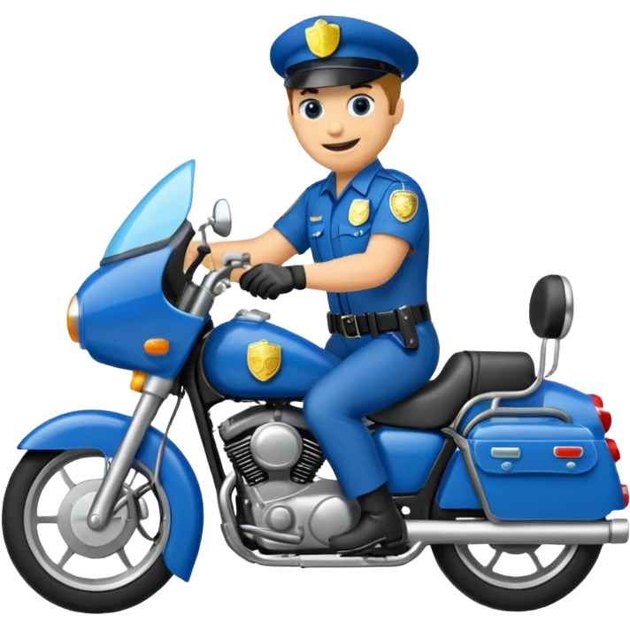 Motorlu polis emojisi emoji