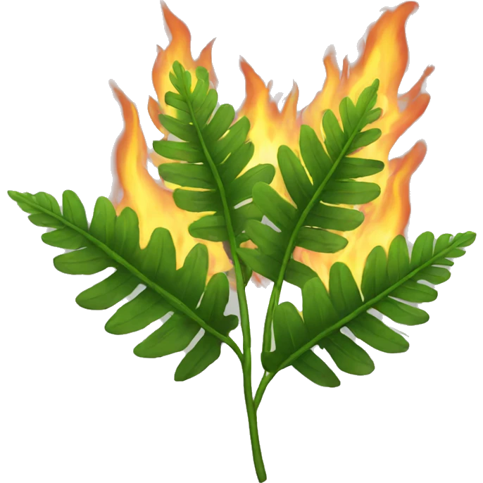 burning Fern emoji