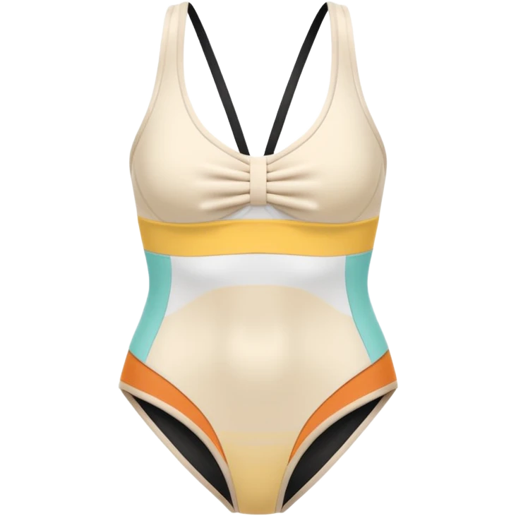 pale beige two-piece swimsuit emoji