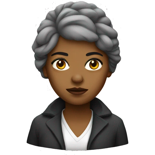 Shady lady emoji