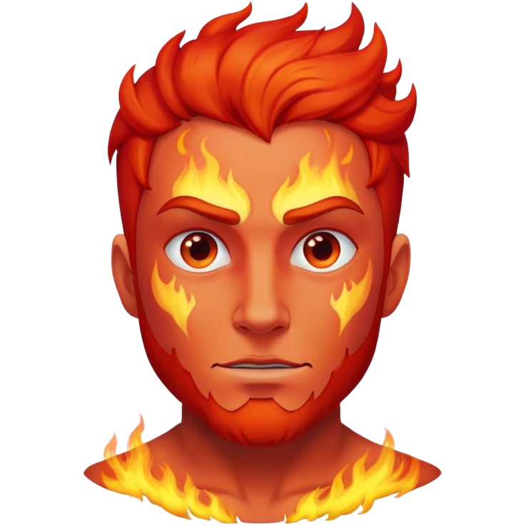 Hombre fuego  emoji