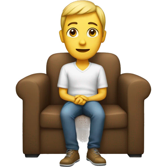 Sitting person emoji