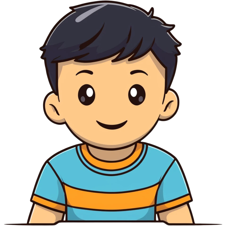 cheerful young boy emoji