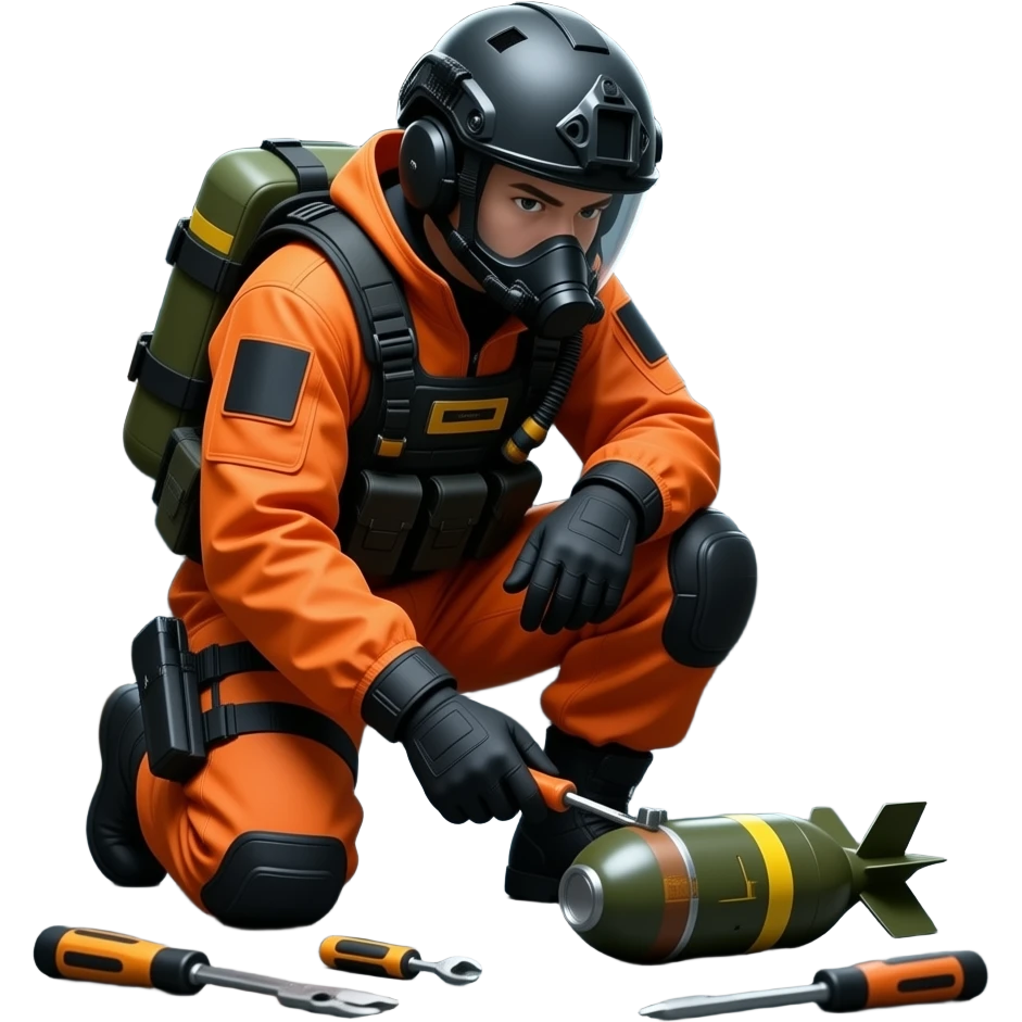 bomb disposal expert emoji