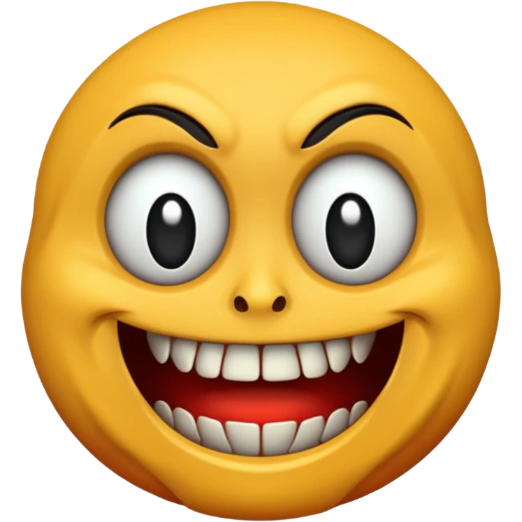 scary smile  emoji