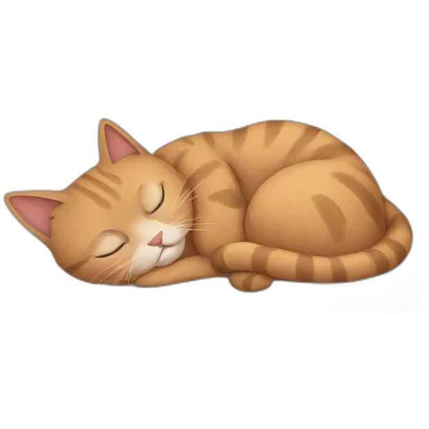 Two cat sleep emoji