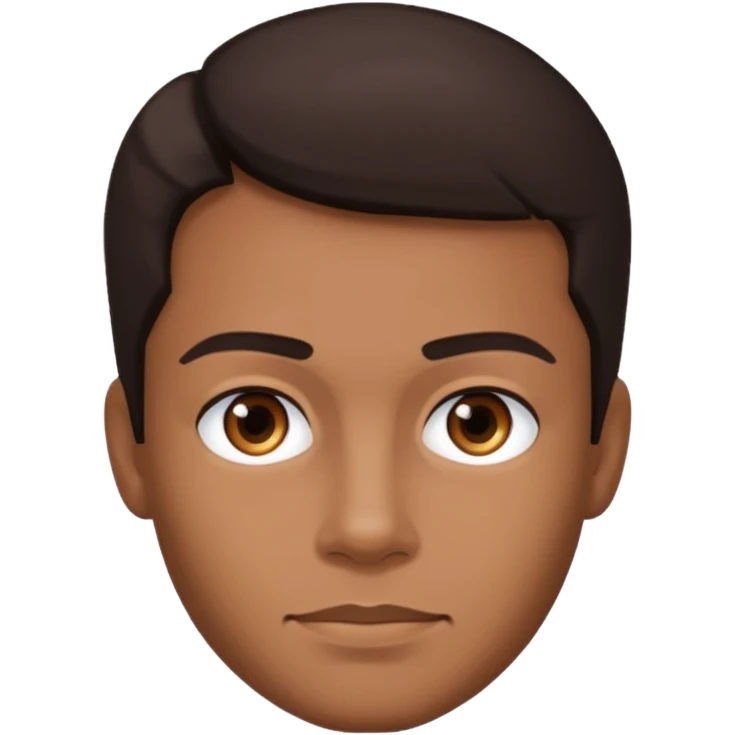 Ricky Bell with dark brown hair  emoji