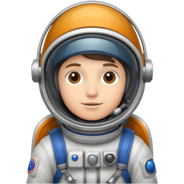 a rock climber dressed like an astronaut emoji