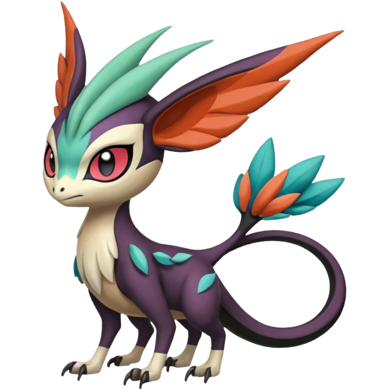Meloetta-Nargacuga-Noivern-Pokémon-Fakémon-creature emoji