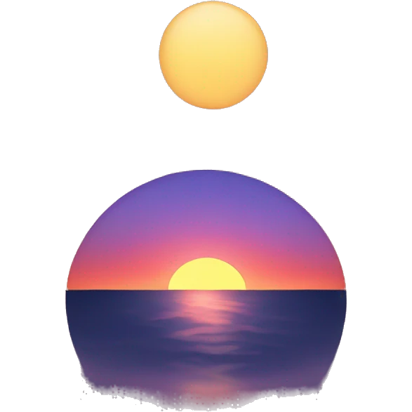 Sunset emoji