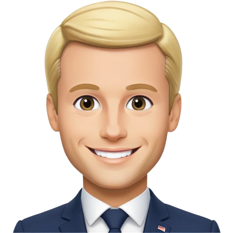 Macron ken barbie emoji