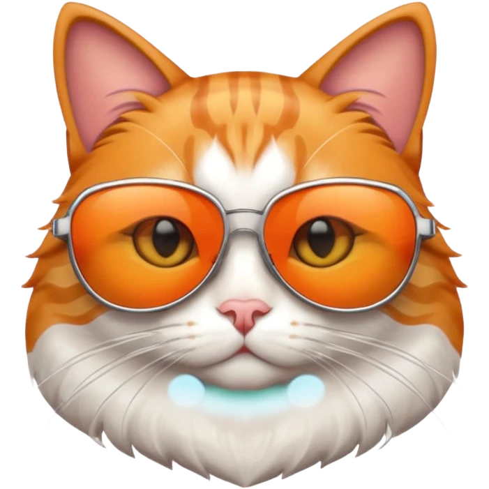 Cat wearing sunglasses emoji