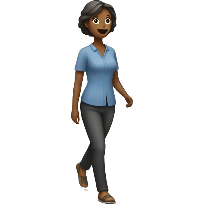 woman walking emoji