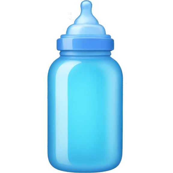 baby bottle all blue emoji