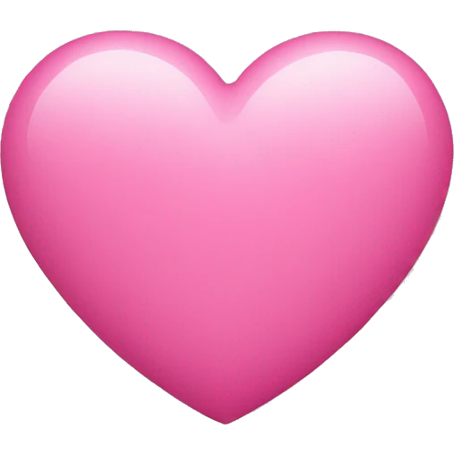 Pink heart emoji
