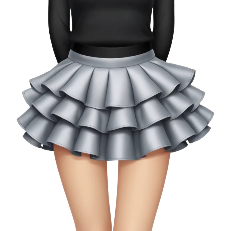 Bubble mini skirt emoji