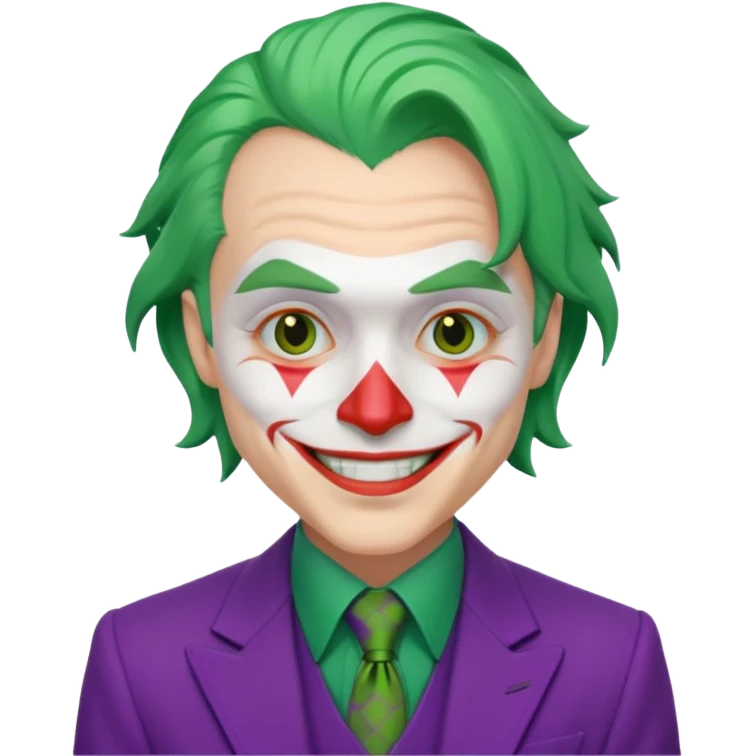realistic joker from batman emoji