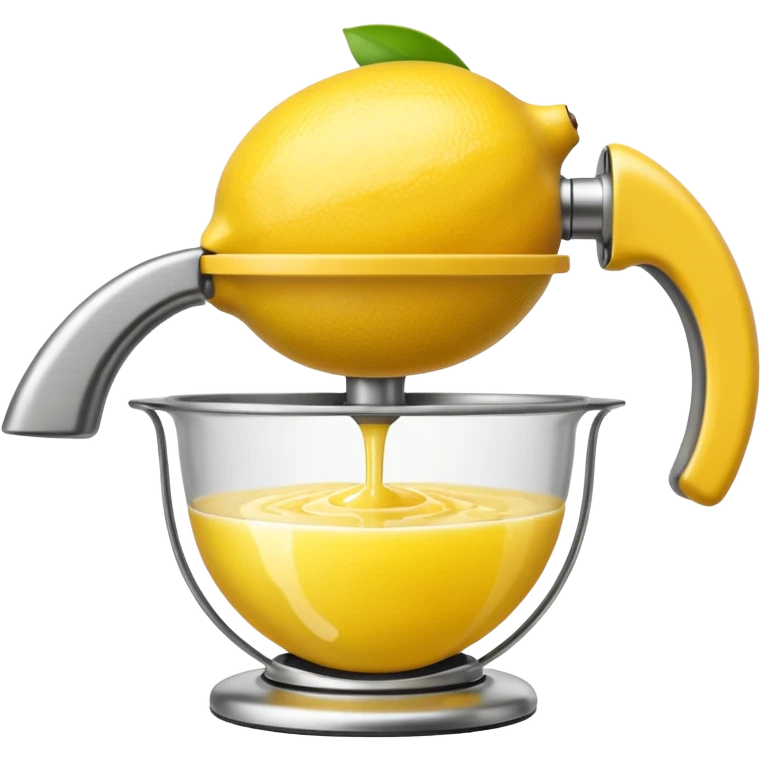 mac os icon fruit squeezer, lemon yellow bright crisp emoji