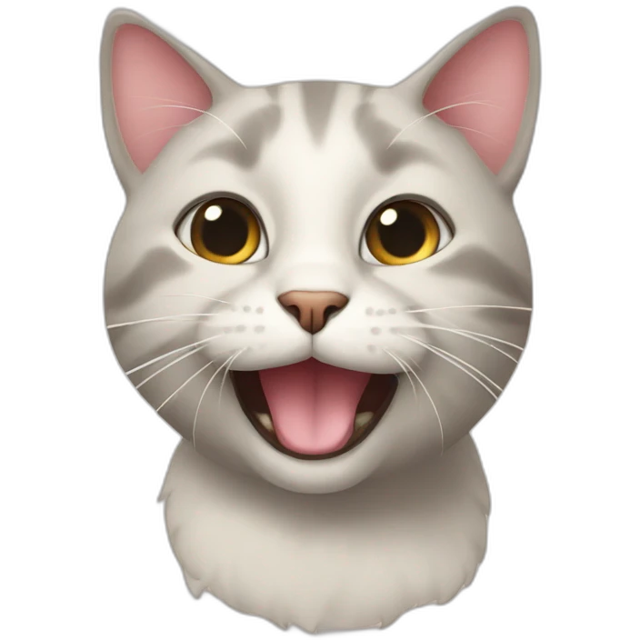 Cat funny and cute emoji