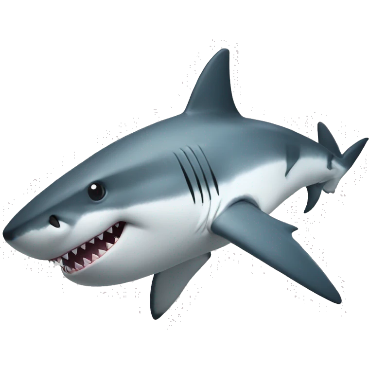 shark with a solana emoji