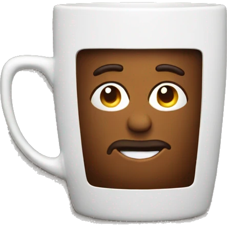 Farmer cup of coffee emoji