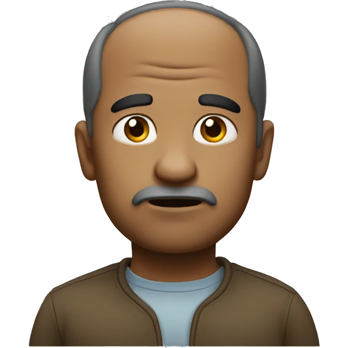 Skeptical person emoji