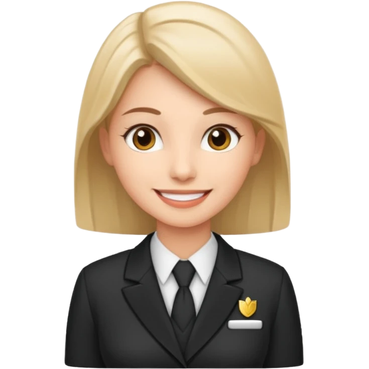 Je veux un réceptionniste d"hotel élégant emoji