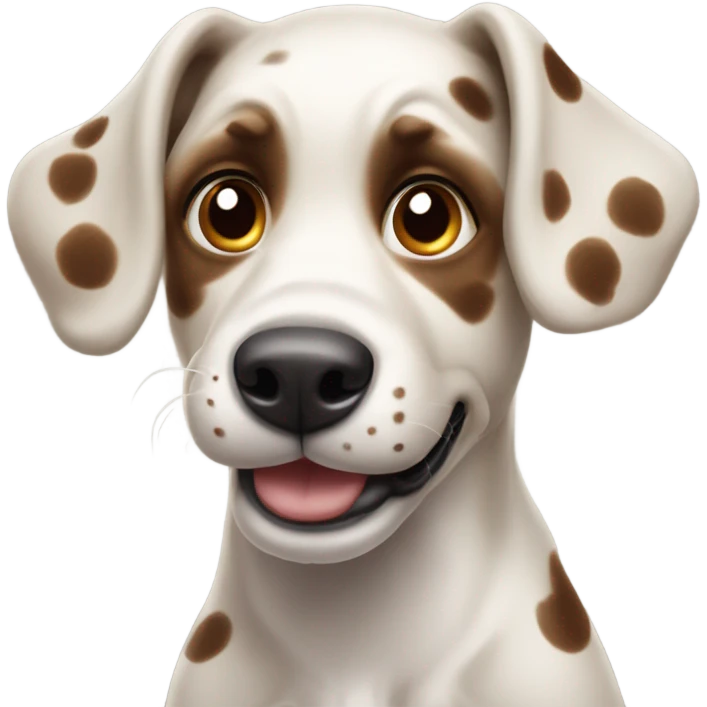 Dog with spots  emoji