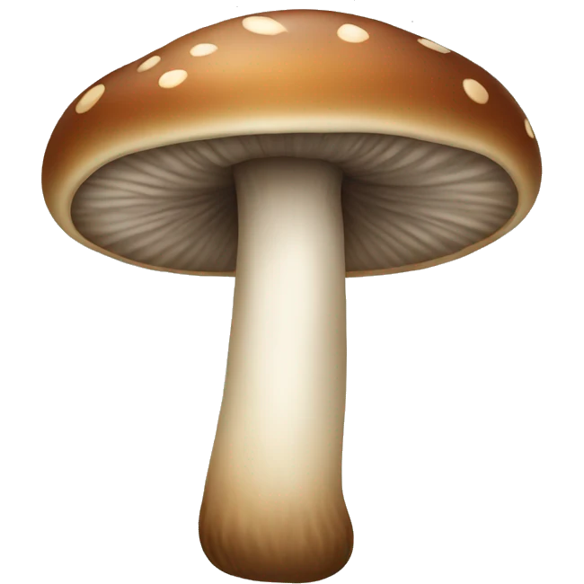 brown mushroom emoji