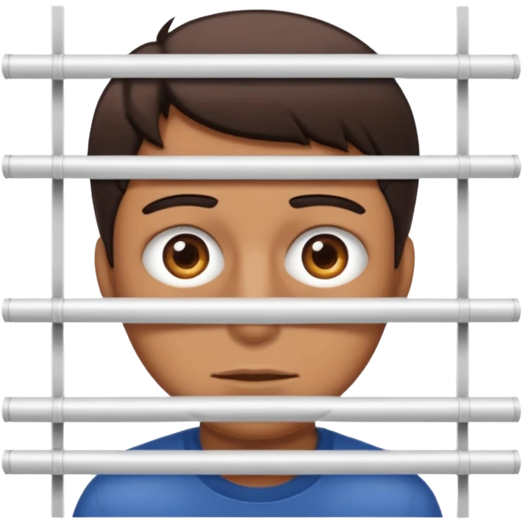 Male peeking behind the blinds can't see whole face only eyes BEHIND blinds emoji
